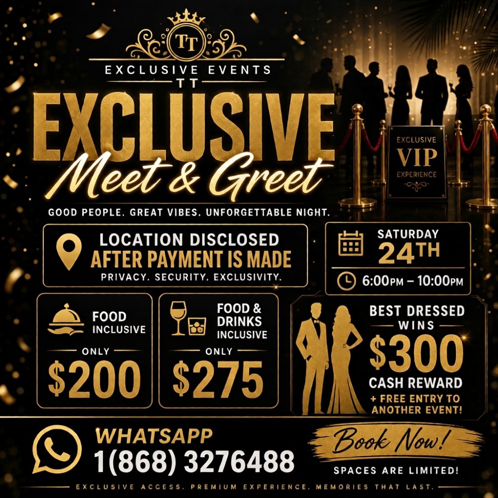Meet and Greet event poster